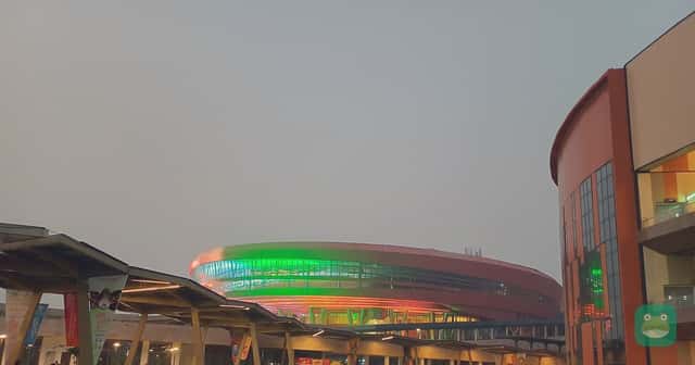 Bharat Mandapam in New Delhi. File photo; not a photograph of ESTIC 2026.