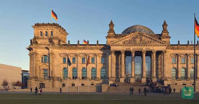The Reichstag building in Berlin. File photo; not the October 27 Singapore meeting.